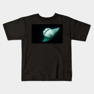 Manta Ray night Dive Kids T-Shirt